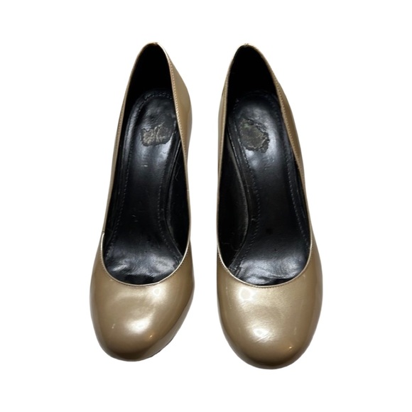 Giani Bernini Patent Leather Champagne Pumps 8.5 - Picture 1 of 6